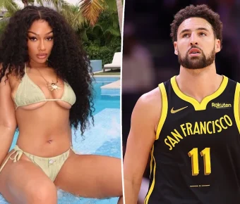 Megan Thee Stallion Supports Klay Thompson at Charity Baseball Game! ⚾️