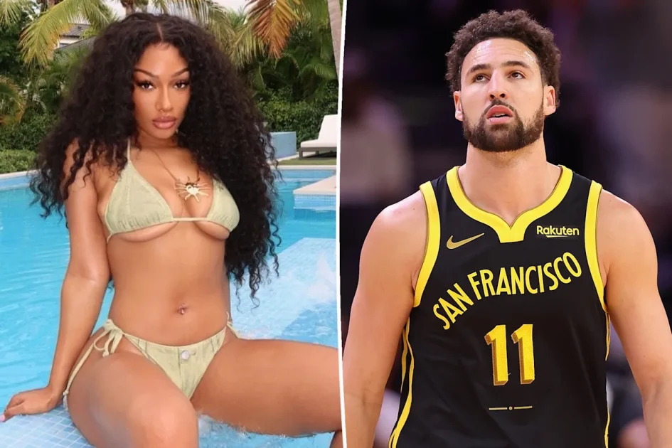 Megan Thee Stallion Supports Klay Thompson at Charity Baseball Game! ⚾️