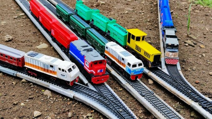 🚂 RAIL KING BIG BOY‼️ Smart Toy Train That Moves by Itself🔥 With Real Sound & Lights!